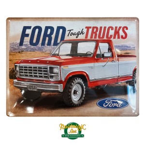 Metal Plate - Ford Tough Trucks